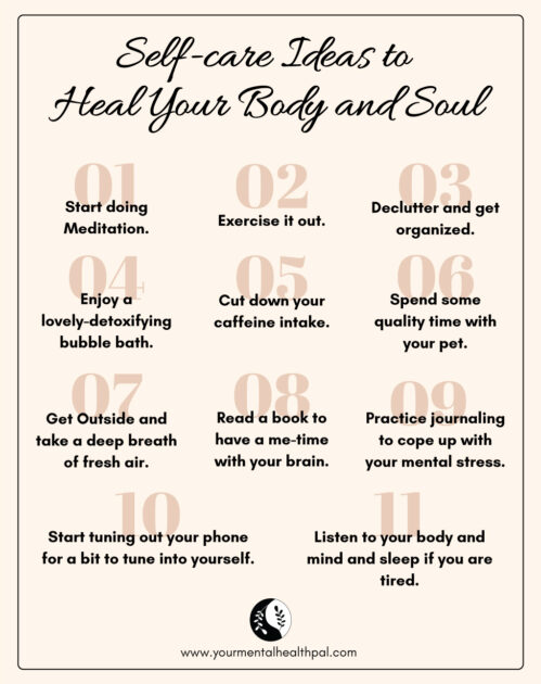 Self-care Activity Ideas To Heal Your Mind And Soul