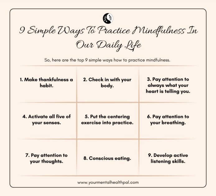 Ways To Practice Mindfulness 