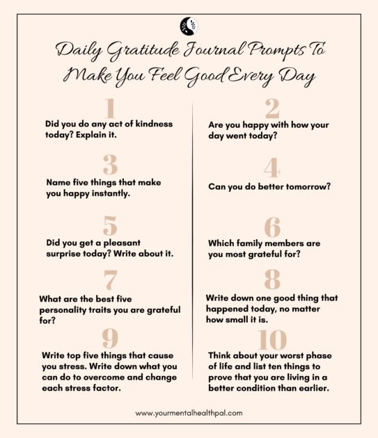 50 Best Gratitude Journal Prompts To Use