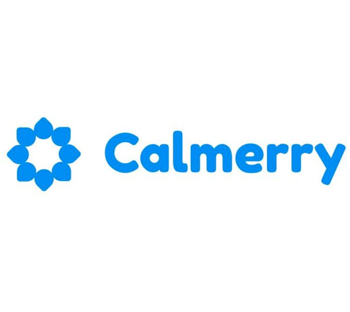 Calmerry online therapy website logo
