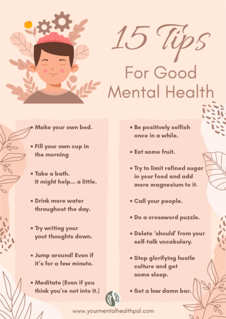 15 Tips - What Is Good For Mental Health