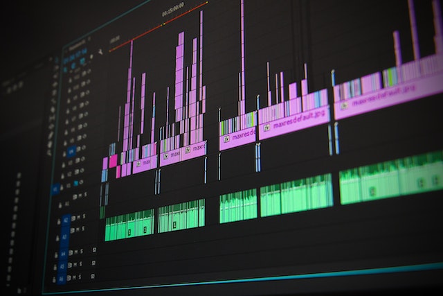 Computer screen showing different noises.