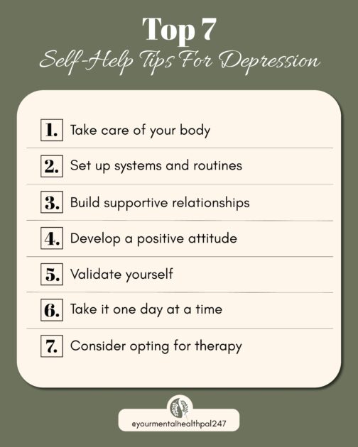 7 Self-Help Tips For Depression