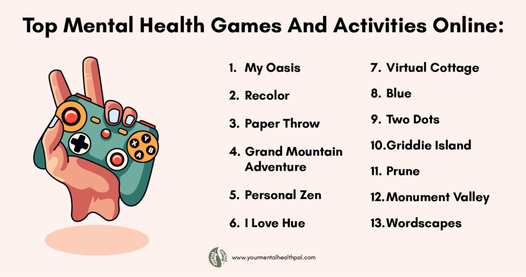 13 Mental Health Games and Activities Online