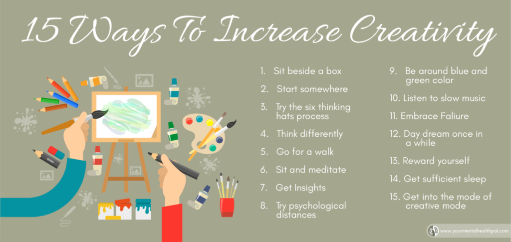 ways to increase creativity