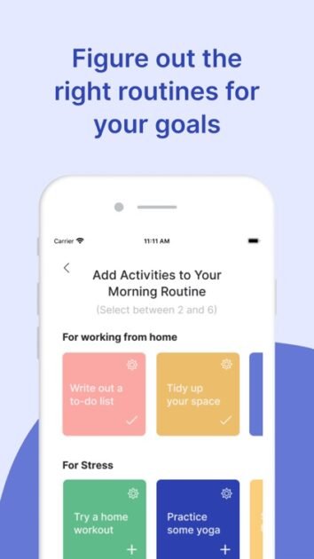 daily self-care app