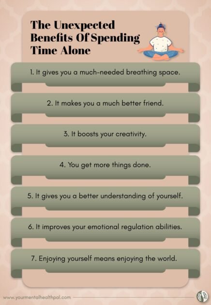 Benefits of spending time alone
