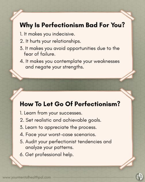 How to let go perfectionism
