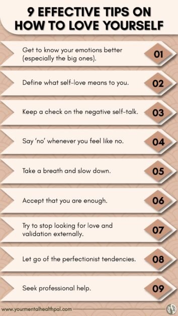 Tips on how to love yourself