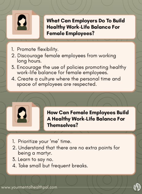 How to build healthy work life balance for women